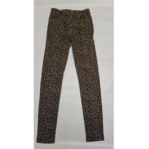 American Eagle Outfitters Leopard Print Skinny Pants, O, GUC